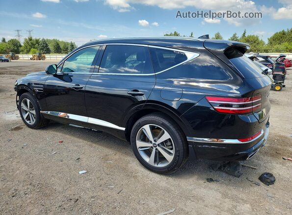 KMUHCESC9NU076490 2022 GENESIS GV80 Black უკანა მარცხენა