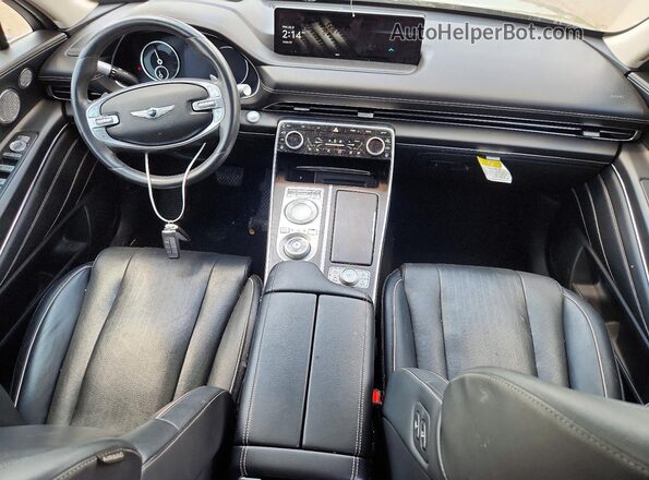 KMUHCESC9NU076490 2022 GENESIS GV80 Black წინა პანელის ხედი