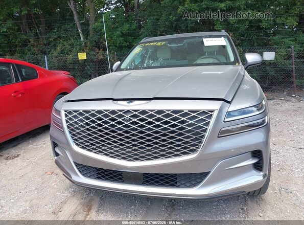 KMUHCESC9RU177289 2024 GENESIS GV80 Silver Առջևի վահանակի տեսք