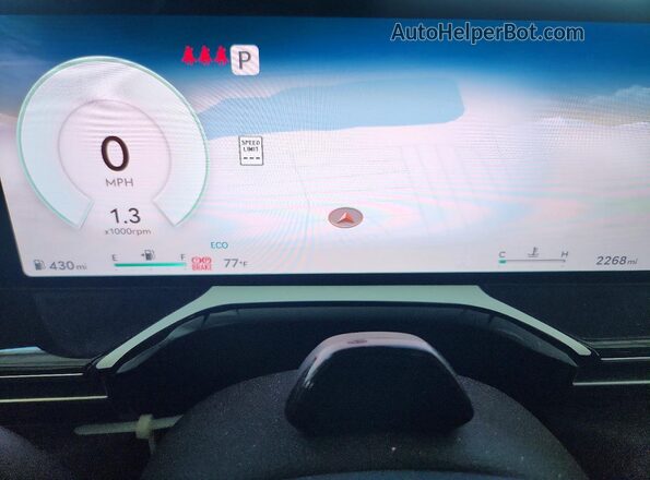 KMUHFESB4TU345989 2026 GENESIS GV80 Gray Вид щитка приладів