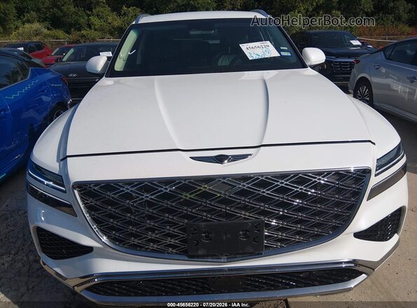 KMUHFESB6TU318812 2026 GENESIS GV80 White Вид щитка приладів