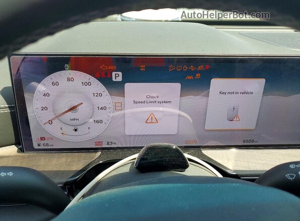 KMUHGESB3SU272884 2025 GENESIS GV80 Белый Вид щитка приборов