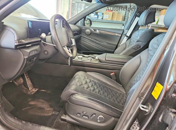 KMUJBESC9SU277273 2025 GENESIS GV80 Gray Vista interior delantera