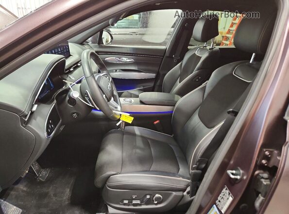 KMUMADTB1PU097261 2023 GENESIS GV70 Gray Vista interior delantera