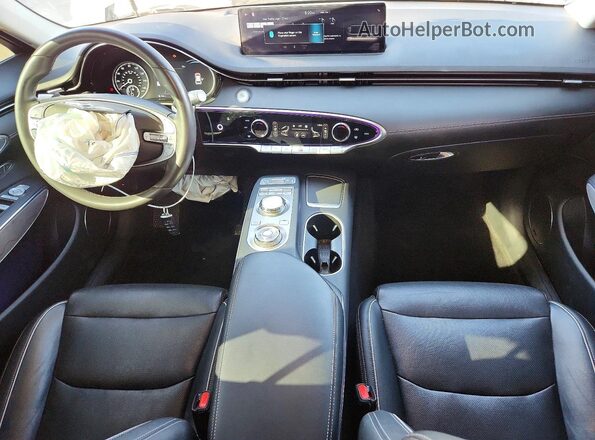 KMUMADTB2NU074262 2022 GENESIS GV70 Charcoal წინა პანელის ხედი