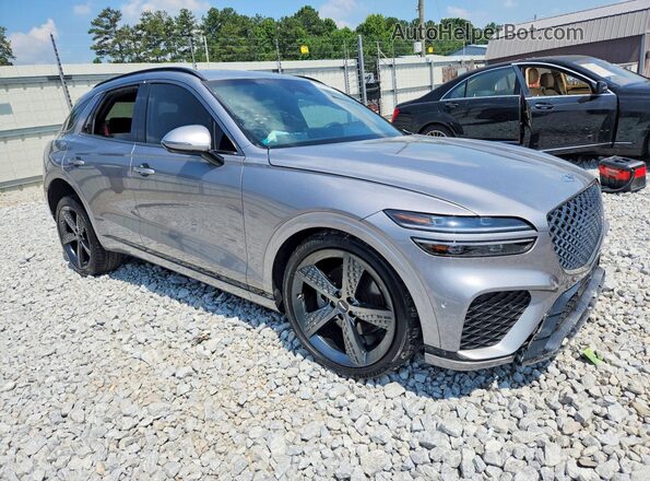 KMUMADTB5NU045175 2022 GENESIS GV70 Silver Front right