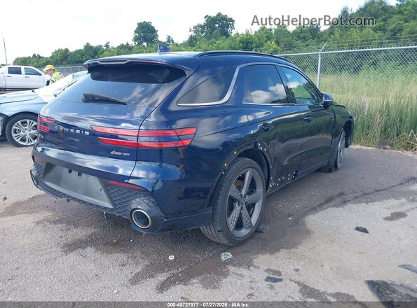 KMUMCDTC3PU110272 2023 GENESIS GV70 Синий Задняя правая четверть