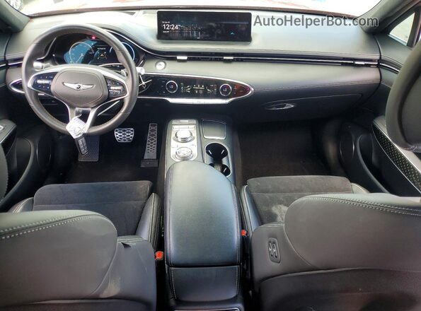 KMUMCDTC6NU015945 2022 GENESIS GV70 Красный Вид панели приборов
