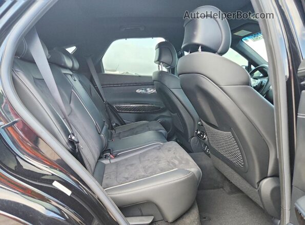KMUMCDTC6NU061324 2022 GENESIS GV70 Black უკანა სალონის ხედი