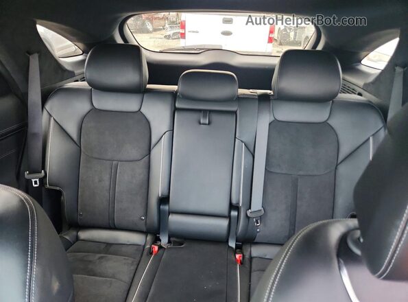 KMUMCDTC6NU061324 2022 GENESIS GV70 Black უკანა სავარძლების ხედი