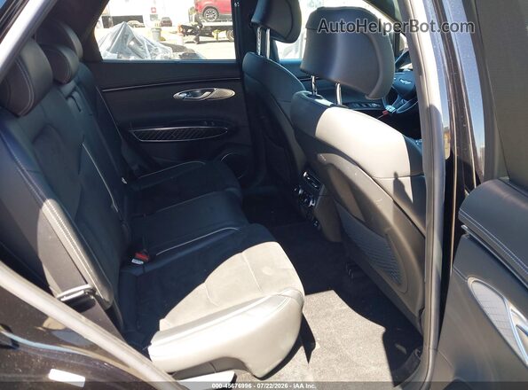 KMUMCDTC7NU019275 2022 GENESIS GV70 Black VIN კოდის სტიკერის ხედი