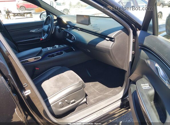 KMUMCDTC7NU019275 2022 GENESIS GV70 Black წინა სალონის ხედი