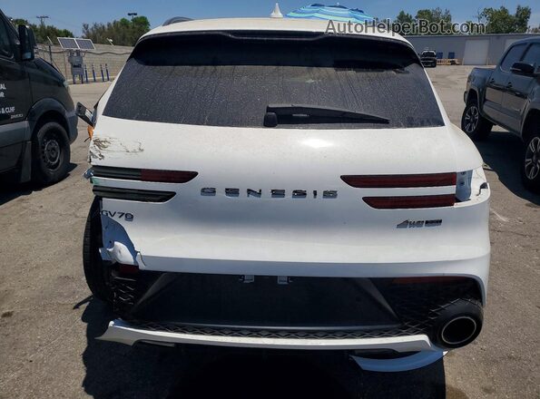 KMUMCDTC9PU117551 2023 GENESIS GV70 White Вид ззаду