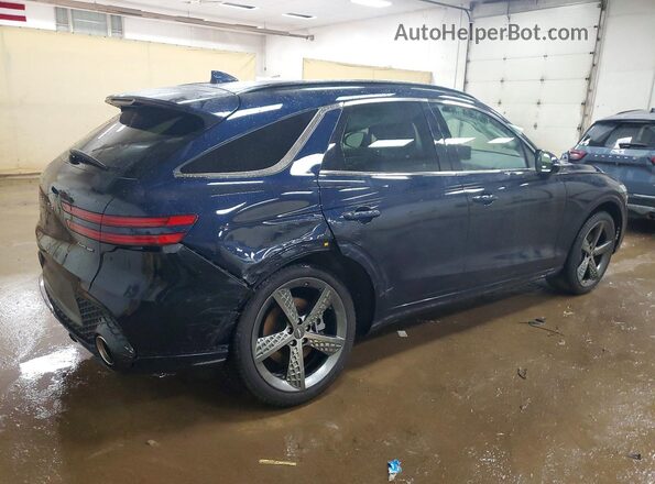 KMUMCDTCXNU057213 2022 GENESIS GV70 Blue უკანა მარჯვენა