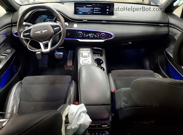 KMUMCDTCXNU057213 2022 GENESIS GV70 Blue წინა პანელის ხედი
