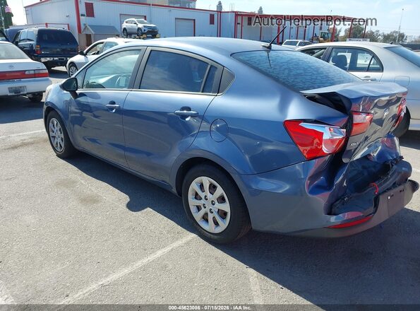 KNADM4A31G6564878 2016 KIA RIO Blue Trasero izquierdo
