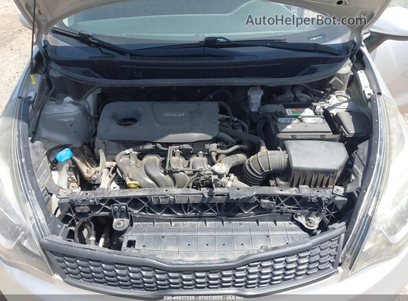 KNADM4A31G6633245 2016 KIA RIO Silver Հետևի տեսք