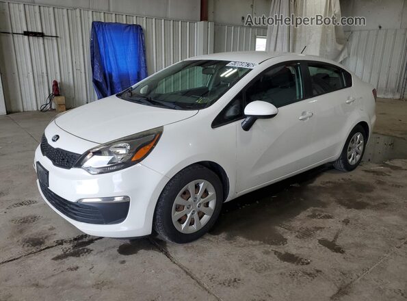 KNADM4A31G6646948 2016 KIA RIO White სალონის 360-გრადუსიანი ხედი