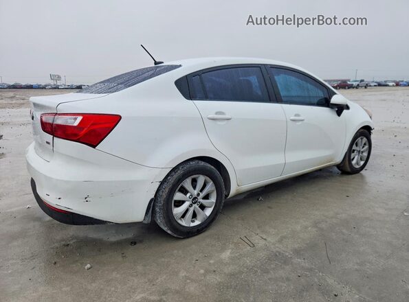 KNADM4A31H6063121 2017 KIA RIO White უკანა მარჯვენა