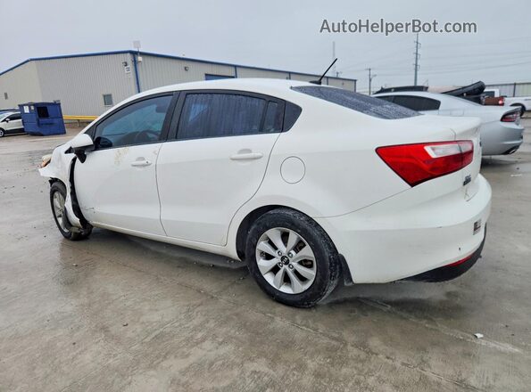 KNADM4A31H6063121 2017 KIA RIO White უკანა მარცხენა