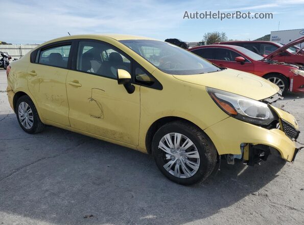 KNADM4A32G6000883 2016 KIA RIO Yellow Front right