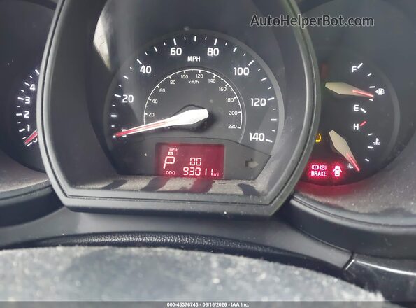 KNADM4A32G6554831 2016 KIA RIO White Հետևի նստատեղերի տեսք
