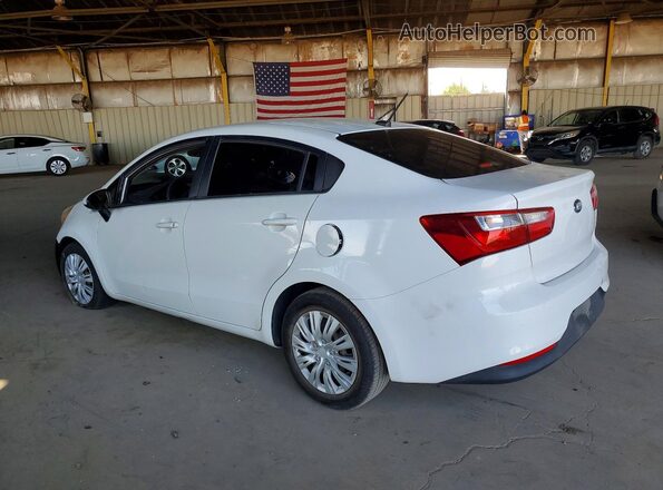 KNADM4A32G6559723 2016 KIA RIO White Trasero izquierdo