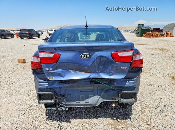 KNADM4A32G6646974 2016 KIA RIO Blue Widok z tyłu
