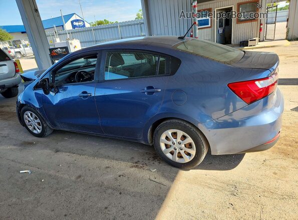 KNADM4A32G6684575 2016 KIA RIO Blue Задня ліва чверть