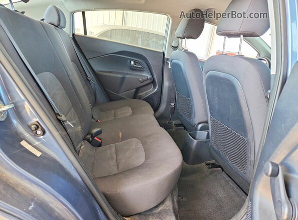 KNADM4A32G6684575 2016 KIA RIO Blue Вид задніх сидінь