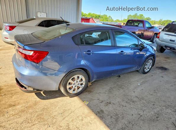 KNADM4A32G6684575 2016 KIA RIO Blue Задня права чверть