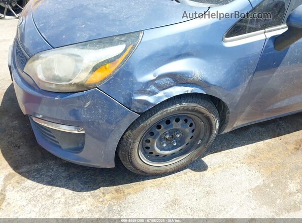 KNADM4A32G6689257 2016 KIA RIO Light Blue Դիմացի տեսք