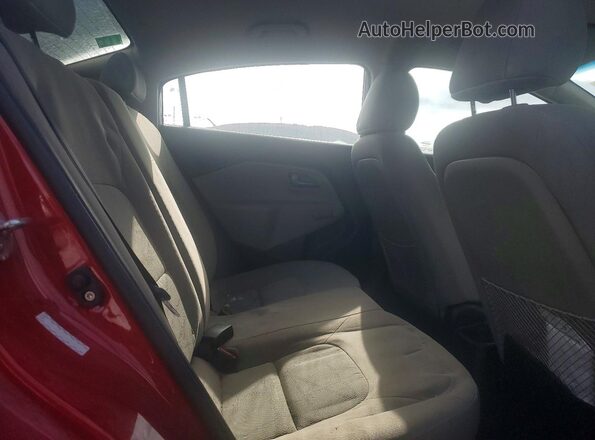 KNADM4A32H6035506 2017 KIA RIO Red Հետևի նստատեղերի տեսք