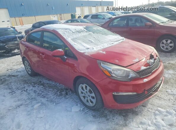 KNADM4A32H6035506 2017 KIA RIO Red Առջևի աջ
