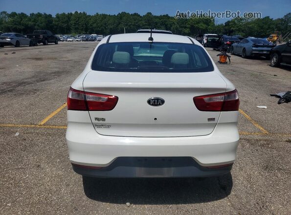 KNADM4A33H6014910 2017 KIA RIO White Rear view