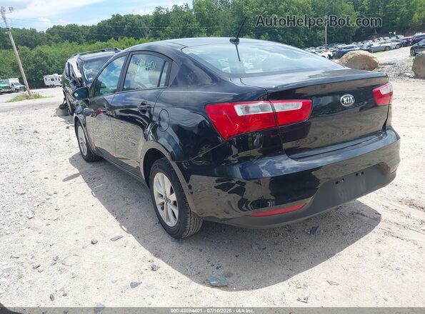 KNADM4A33H6062360 2017 KIA RIO Black Trasero izquierdo