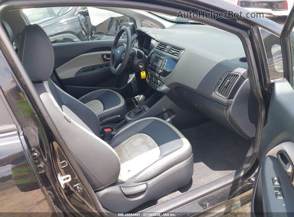 KNADM4A33H6062360 2017 KIA RIO Black Vista interior delantera