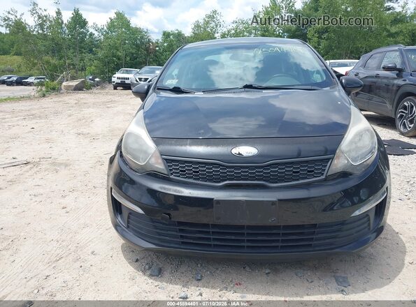 KNADM4A33H6062360 2017 KIA RIO Black Vista del cuadro de instrumentos