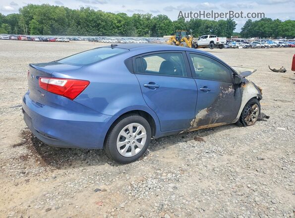 KNADM4A34G6539635 2016 KIA RIO Blue Tył prawy
