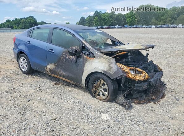 KNADM4A34G6539635 2016 KIA RIO Blue Przód prawy