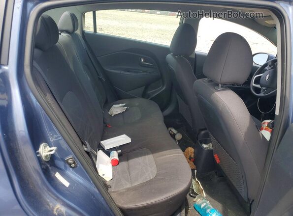 KNADM4A34G6539635 2016 KIA RIO Blue Widok tylnych siedzeń