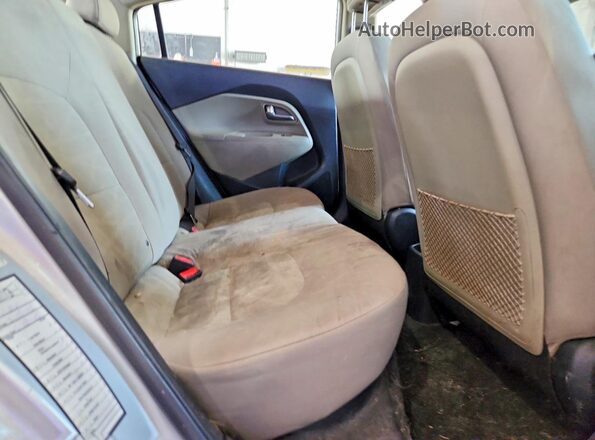 KNADM4A34G6553227 2016 KIA RIO Серебряный Вид задних сидений