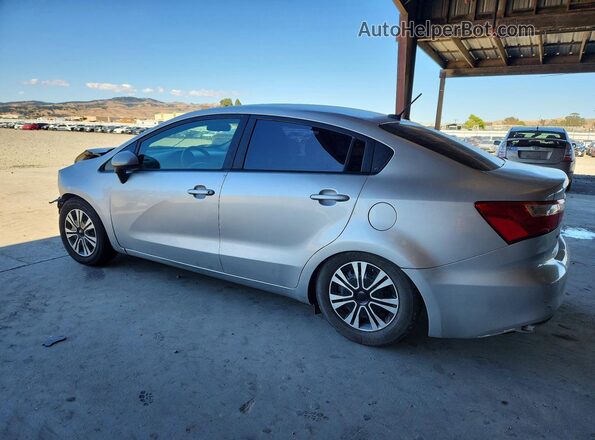 KNADM4A34G6637063 2016 KIA RIO Silver Задня ліва чверть