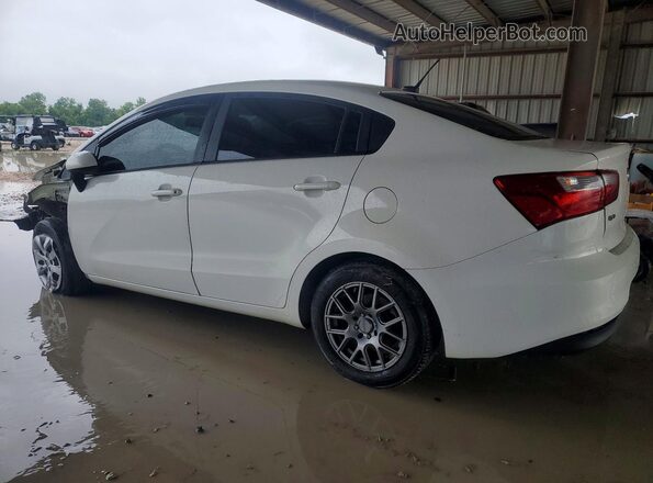 KNADM4A34G6638231 2016 KIA RIO White Задня ліва чверть