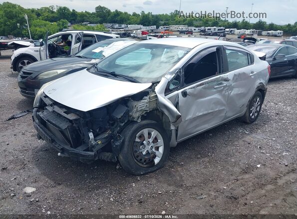 KNADM4A34G6663405 2016 KIA RIO Silver Передня ліва чверть