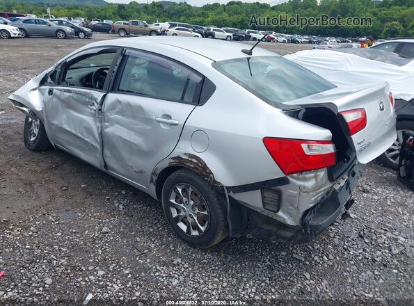 KNADM4A34G6663405 2016 KIA RIO Silver Задня ліва чверть
