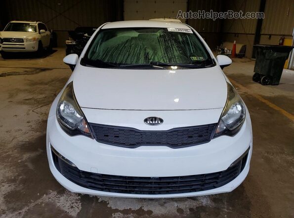KNADM4A34H6059614 2017 KIA RIO White Դիմացի տեսք