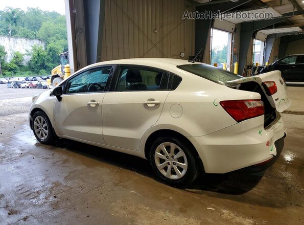 KNADM4A34H6059614 2017 KIA RIO White Հետևի ձախ