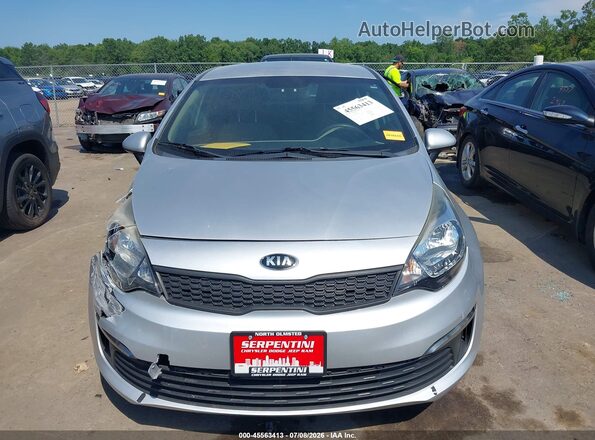 KNADM4A34H6105264 2017 KIA RIO Gray Instrument cluster view