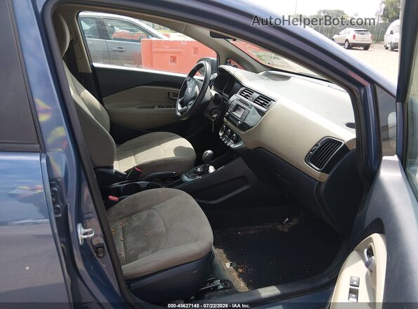 KNADM4A35G6565189 2016 KIA RIO Blue წინა სალონის ხედი